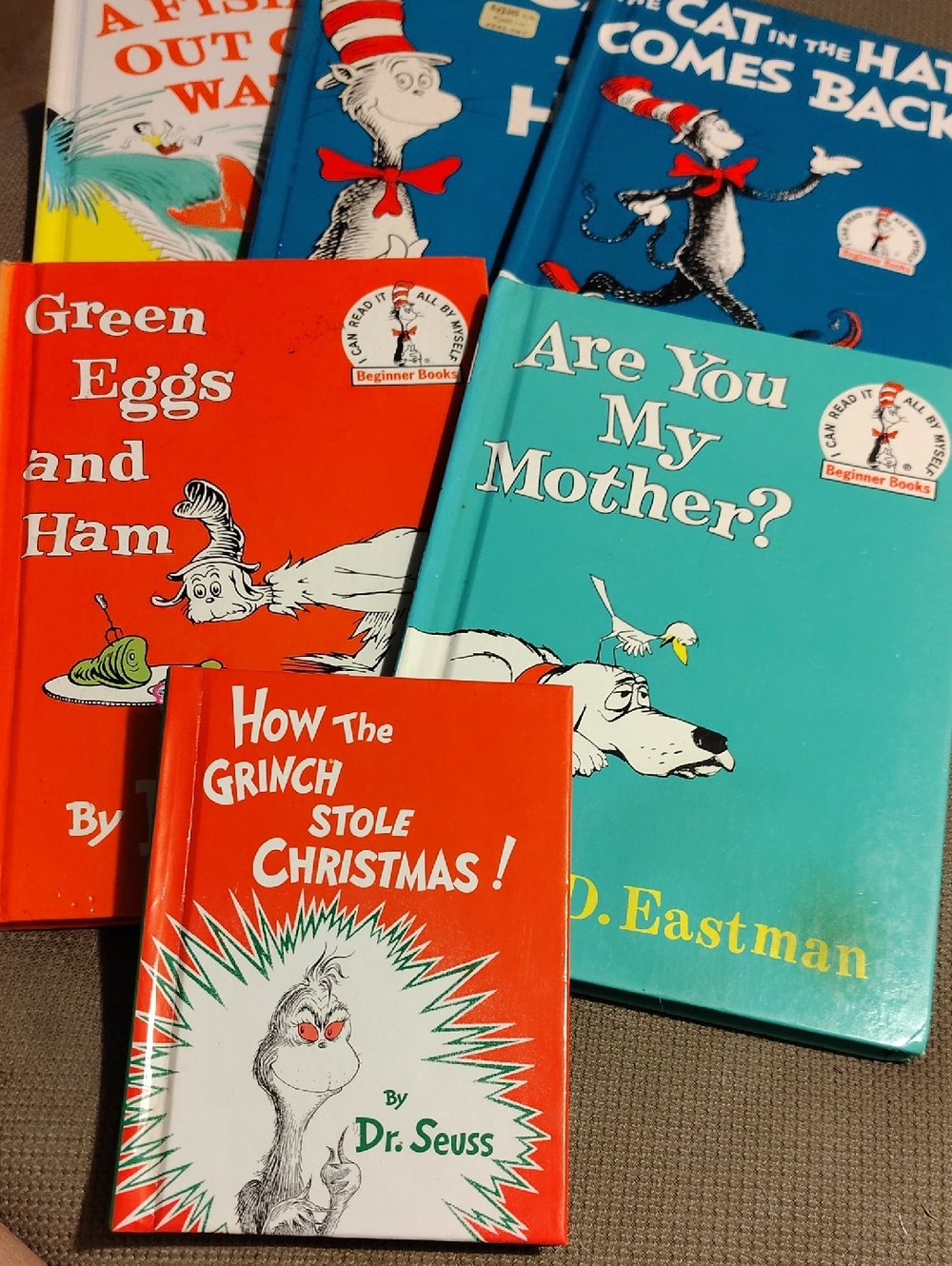 Dr. Seuss Kids Book Lot Of 6 Books